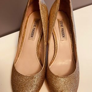 Steve Madden rose gold heels 6M